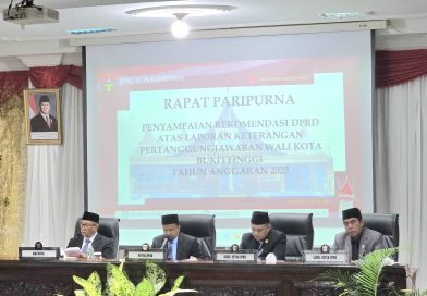 DPRD Bukittinggi Sampaikan Rekomendasi Atas LKPJ Wali Kota Tahun 2025