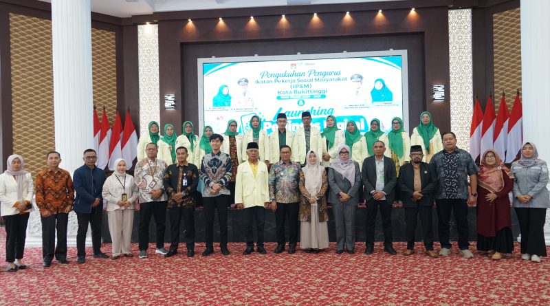 Wako Ramlan Kukuhkan Pengurus IPSM 2026–2031 dan Launching Perlindungan Sosial Digital